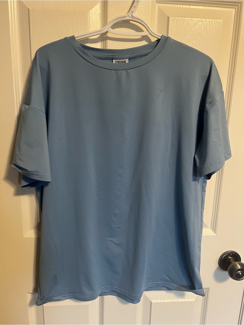 Gymshark x Whitney womens baggy T-Shirt in Light Blue